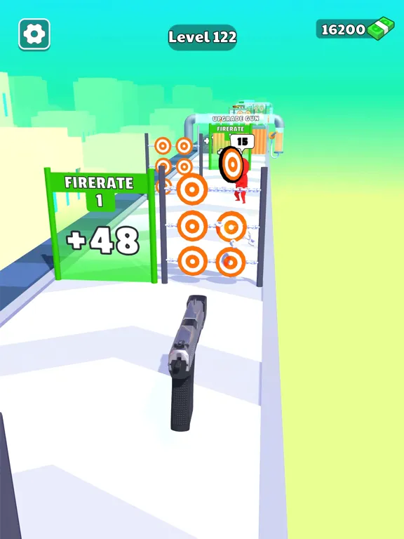 Tangkapan layar Weapon Master: Run & Gun Games iPad 