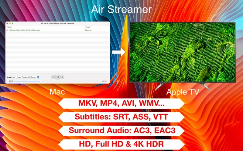 AirStreamer - for Apple TV應用截圖