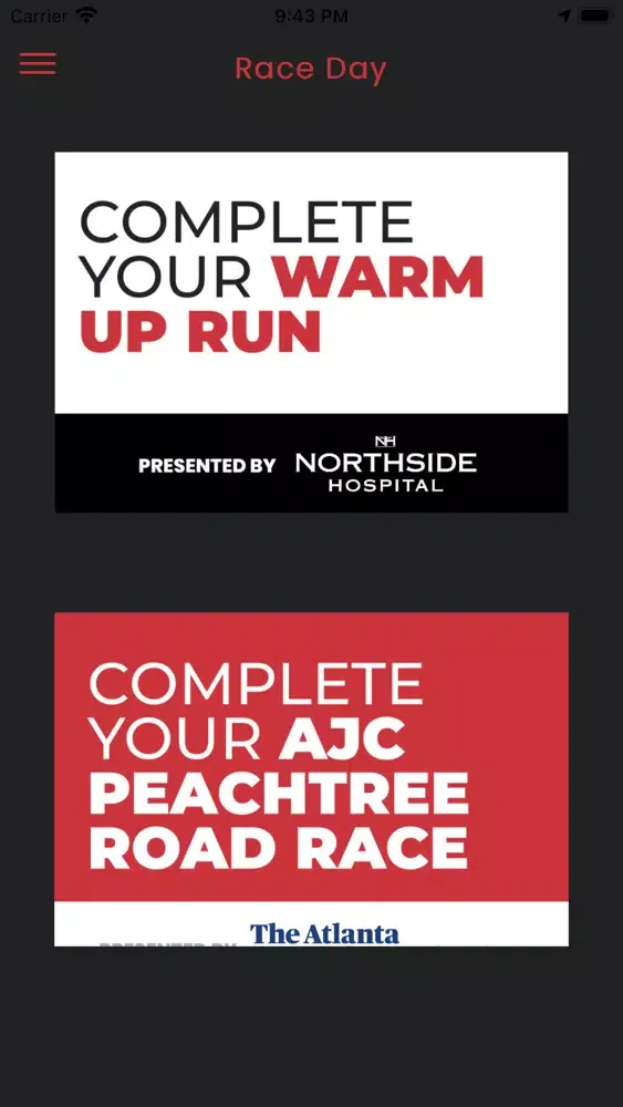 AJC Peachtree Road Race Ekran Görüntüleri
