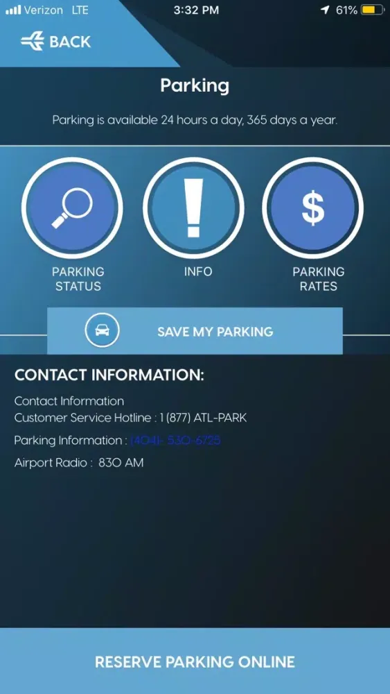 Capturas de pantalla de iFLYATL: Atlanta Airport App
