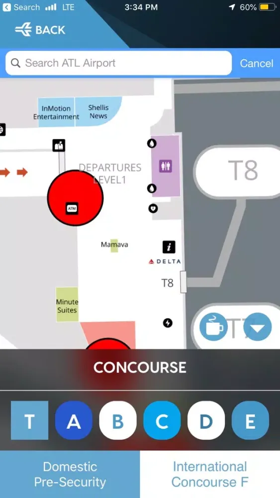 Capturas de pantalla de iFLYATL: Atlanta Airport App