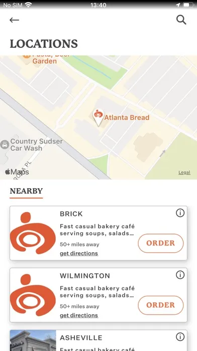 صور Atlanta Bread App