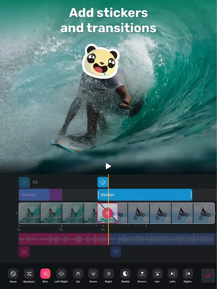 Capturas de pantalla de InSlide: Insta Video Editor iPad 