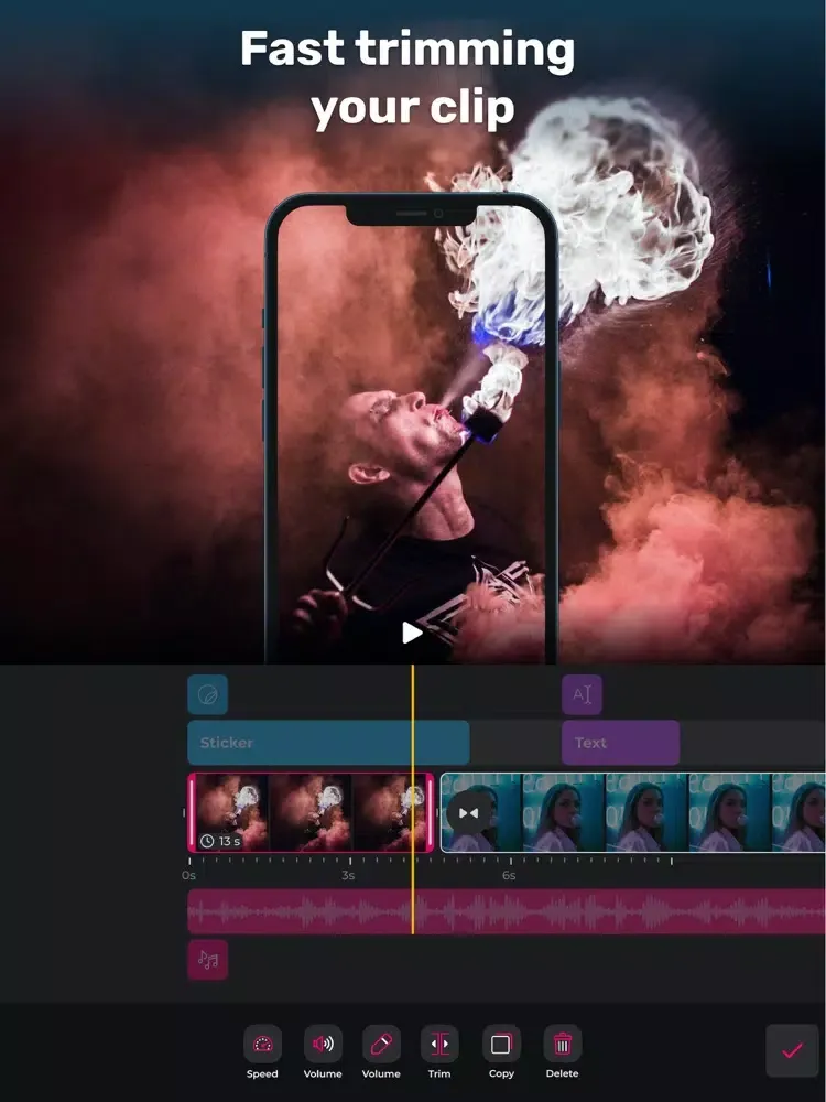 Capturas de pantalla de InSlide: Insta Video Editor iPad 