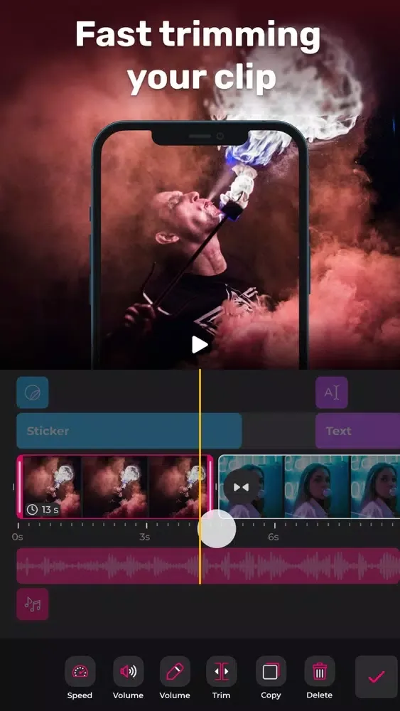 Capturas de pantalla de InSlide: Insta Video Editor