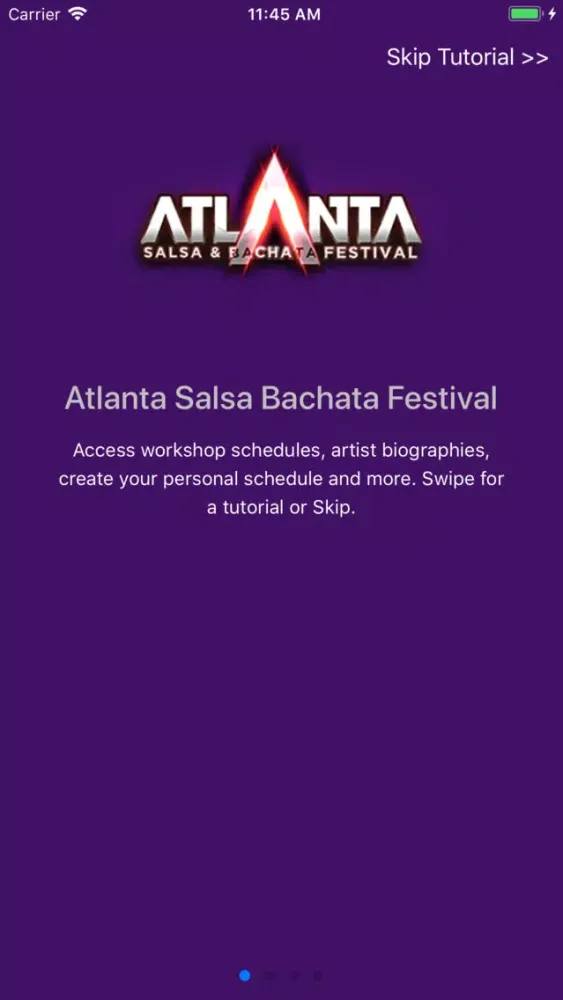 Tangkapan layar Atlanta Salsa Bachata Festival