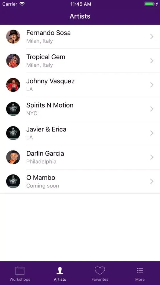 Tangkapan layar Atlanta Salsa Bachata Festival