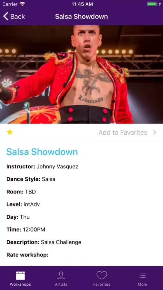 Tangkapan layar Atlanta Salsa Bachata Festival