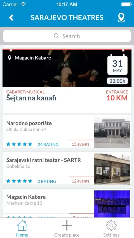 Capturas de tela do Navigator.ba - Sarajevo Map and City Guide