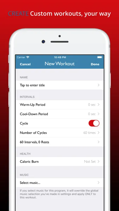Скриншоты Intensity Interval Timer