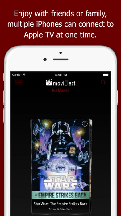 Capturas de tela do moviElect - Decide Which iTunes Movie or Rental to Watch for TV & Mobile