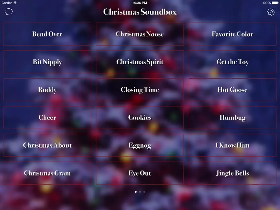 Christmas Soundbox - Sounds of the Holidays from Movies, TV, & Pop Culture Soundboard iPad 应用截图