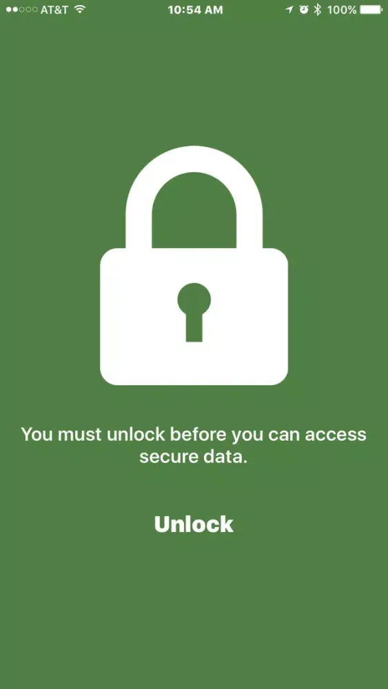 Capturas de tela do assistEyes Wallet - Secure Notes for the Blind