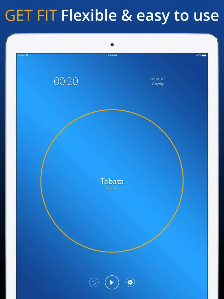 Totally Tabata Timer Protocol+ iPad  سکرین شاٹس
