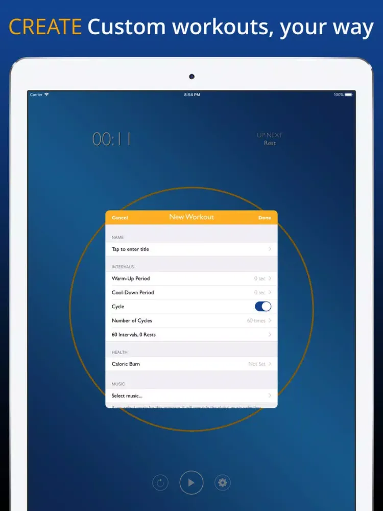 Totally Tabata Timer Protocol+ iPad  سکرین شاٹس