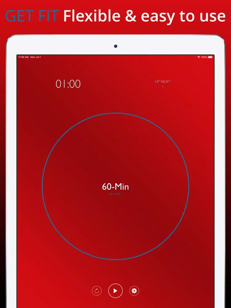 Intensity: Interval Timer iPad  Screenshots