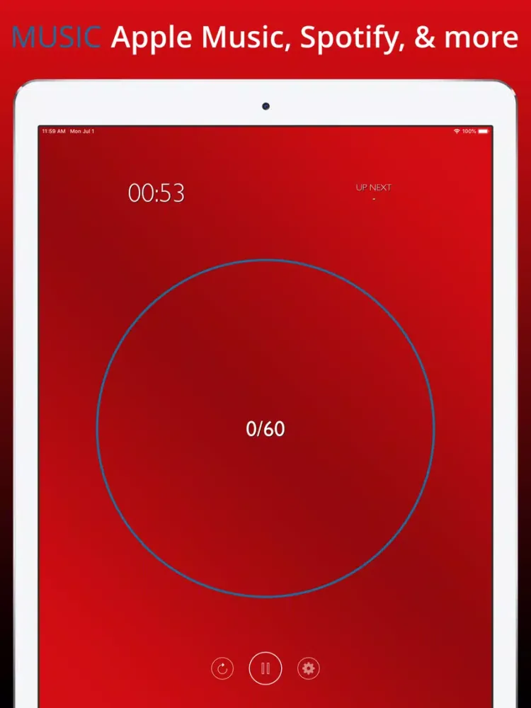 Intensity: Interval Timer iPad  Screenshots