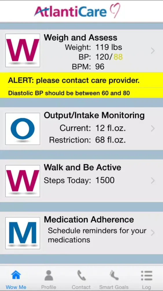 WOW ME 2000mg - Heart Failure Self-management Tool for Patients and Caregivers স্ক্রিনশট
