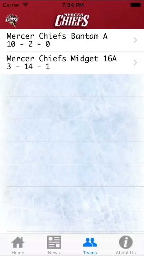 Mercer Chiefs Hockey स्क्रीनशॉट