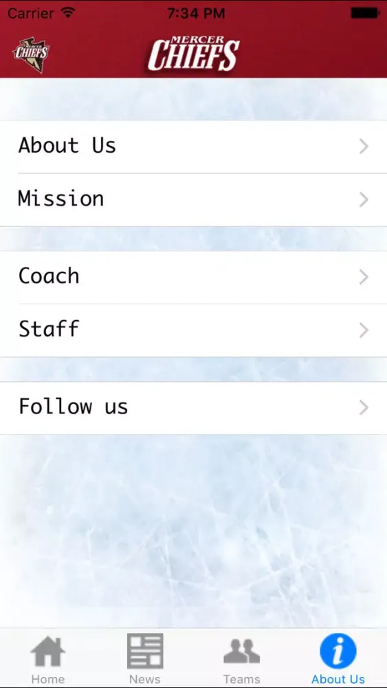 Mercer Chiefs Hockey स्क्रीनशॉट