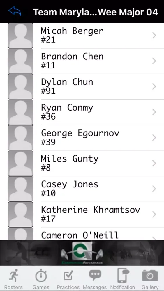 Team Maryland Hockey スクリーンショット