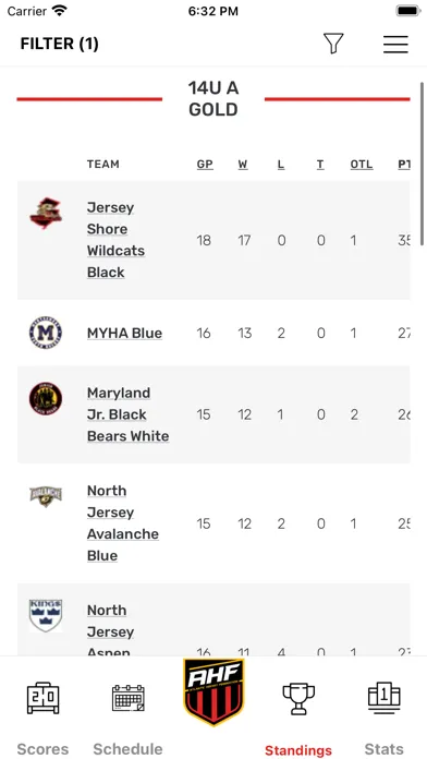 Ảnh chụp màn hình của Atlantic Hockey Federation
