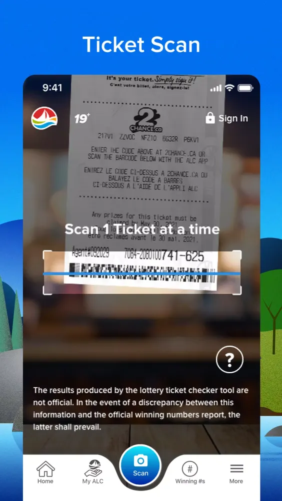 Atlantic Lottery Mobile Screenshots