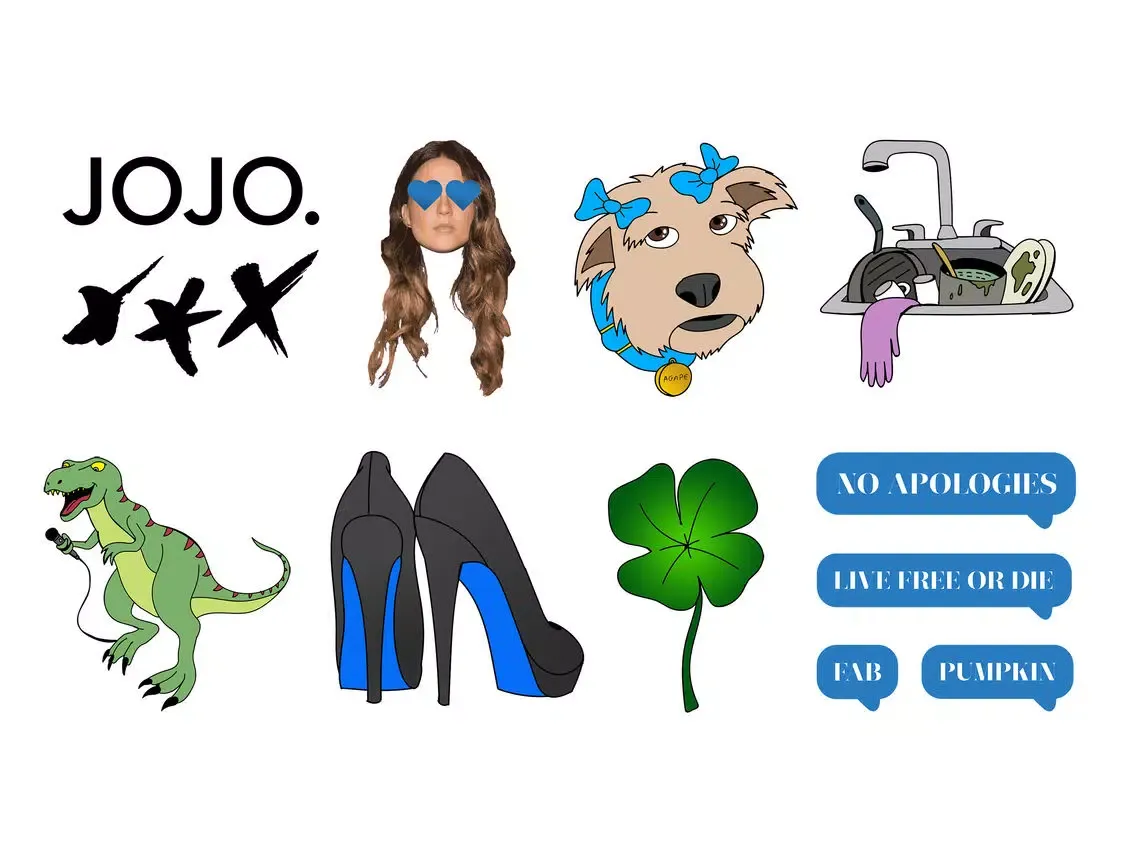 JoJo: Mad Love Emojis Sticker Pack iPad  Ekran Görüntüleri