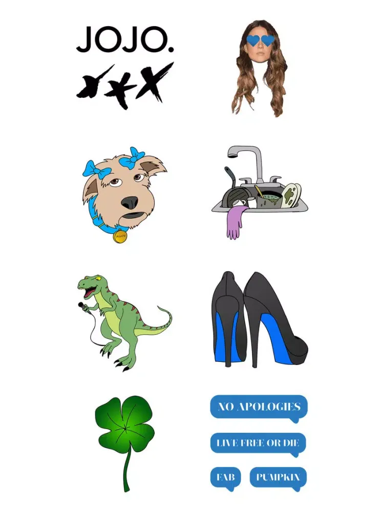 JoJo: Mad Love Emojis Sticker Pack iPad  Ekran Görüntüleri