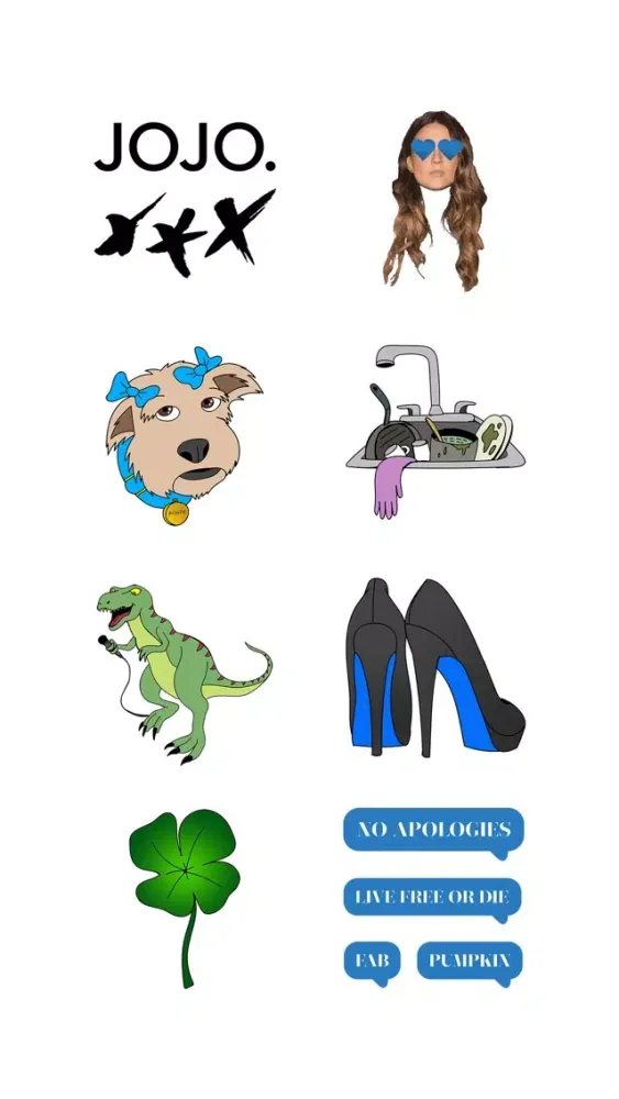 JoJo: Mad Love Emojis Sticker Pack Ekran Görüntüleri