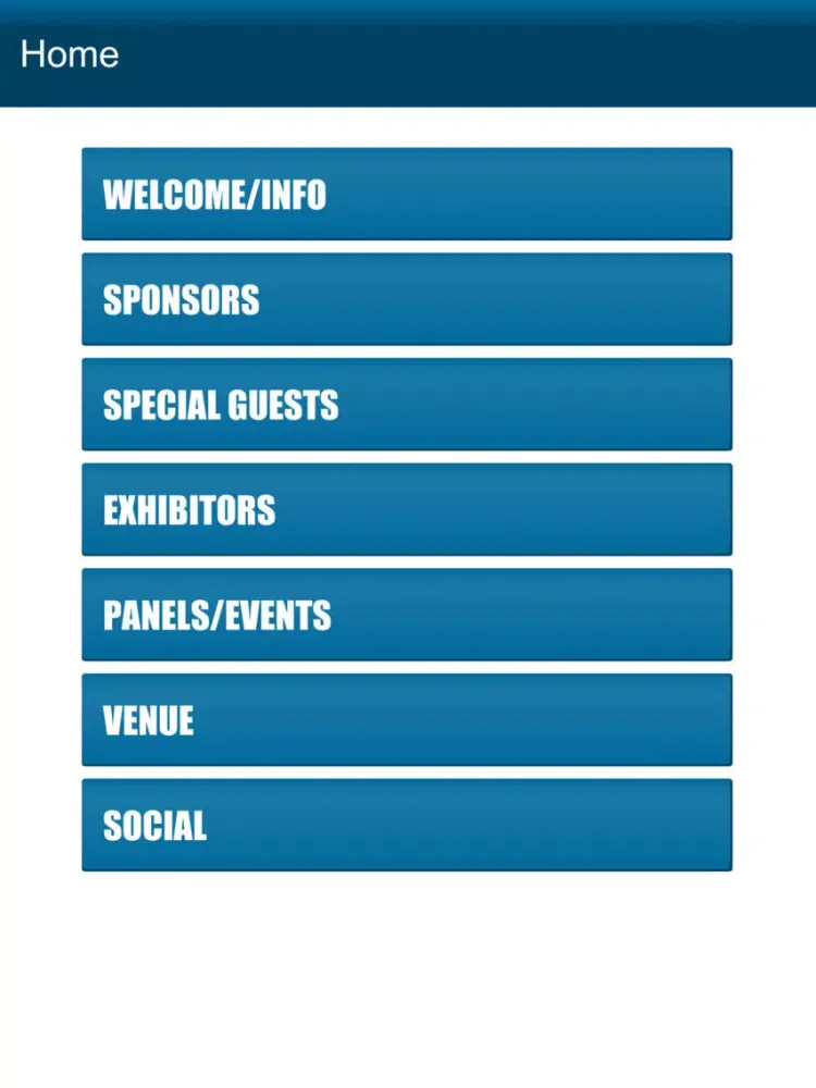 Tidewater Comicon Mobile App iPad  スクリーンショット