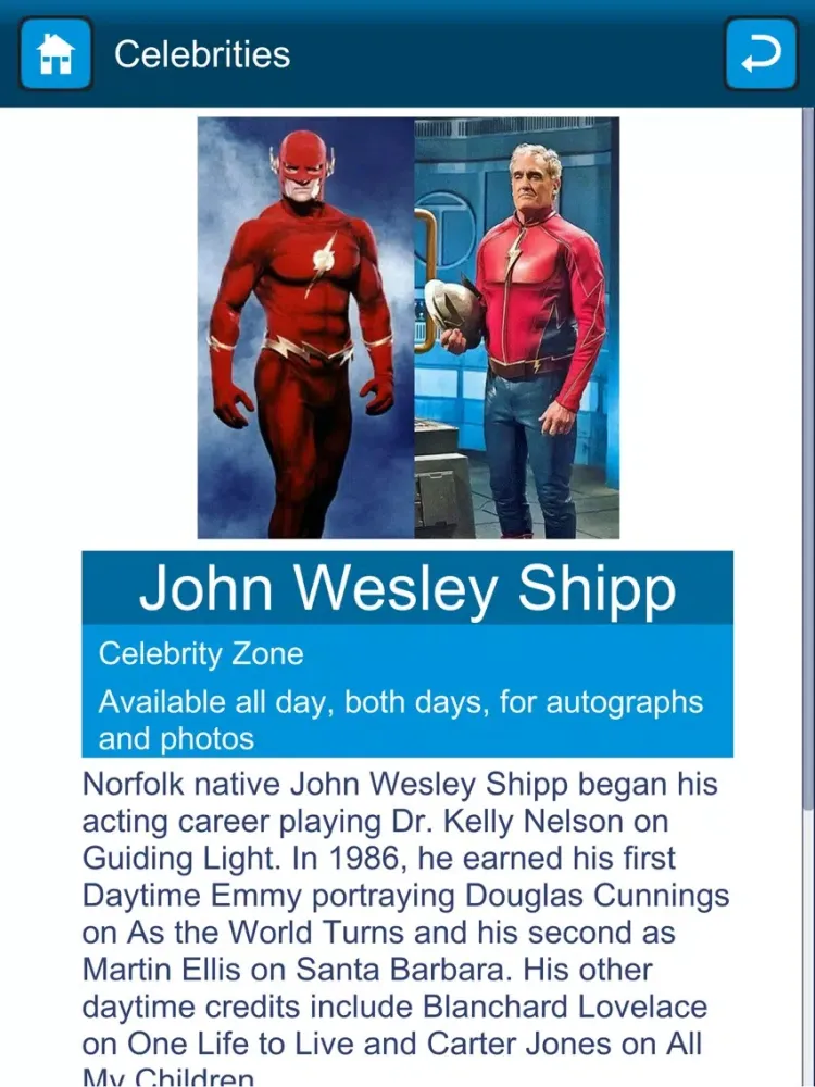 Tidewater Comicon Mobile App iPad  スクリーンショット