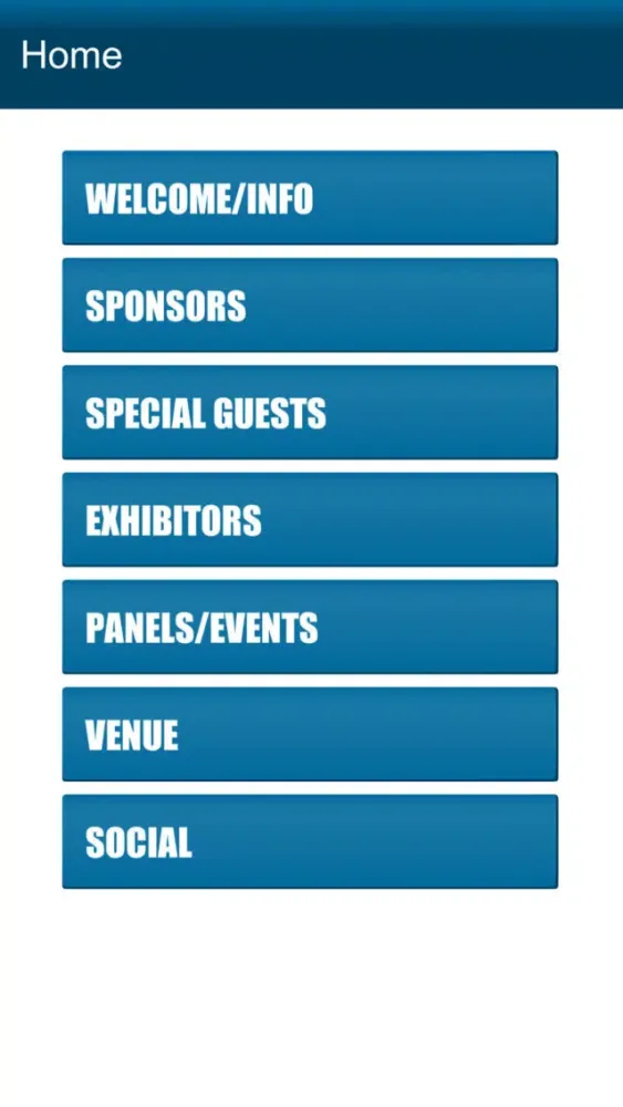 Tidewater Comicon Mobile App スクリーンショット