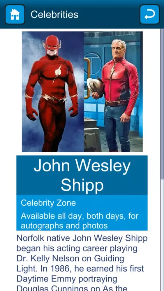 Tidewater Comicon Mobile App スクリーンショット
