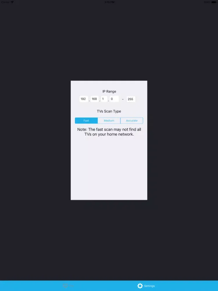 Ảnh chụp màn hình của Remote Control for DIRECTV PRO iPad 