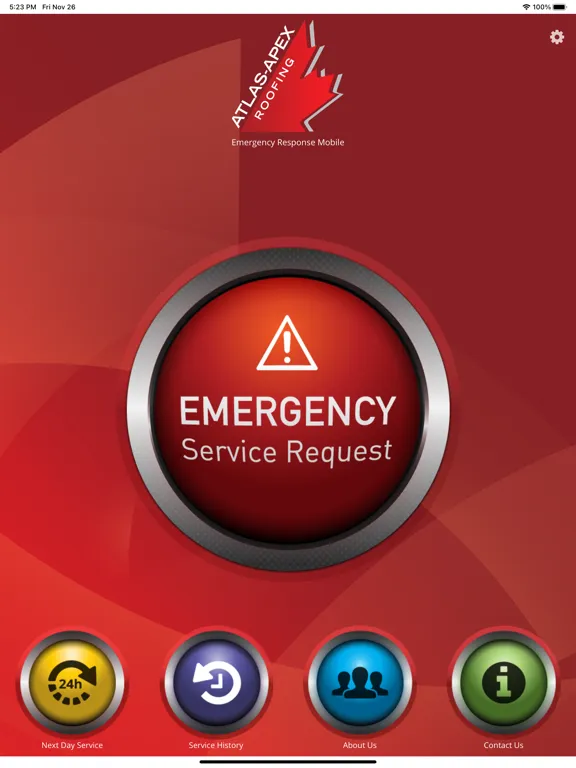 ภาพหน้าจอของ Atlas-Apex Client App iPad 