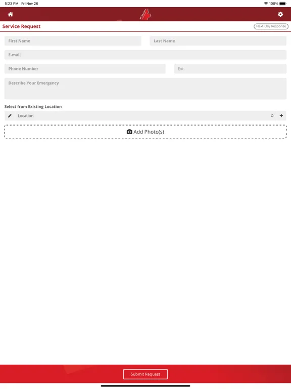 ภาพหน้าจอของ Atlas-Apex Client App iPad 