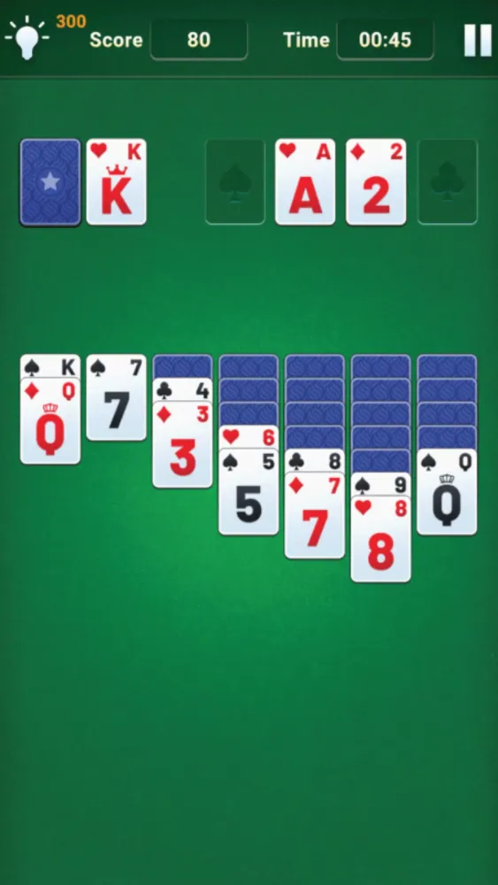 Tangkapan skrin Solitaire Classic