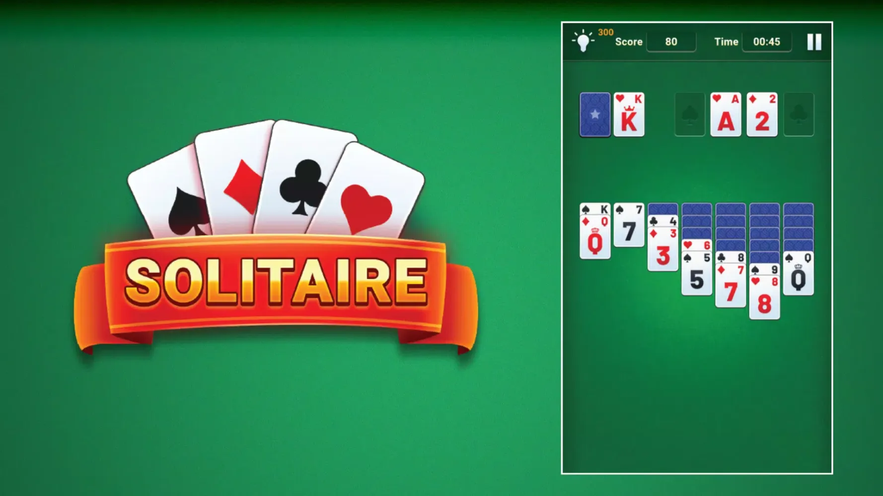 Tangkapan skrin Solitaire Classic