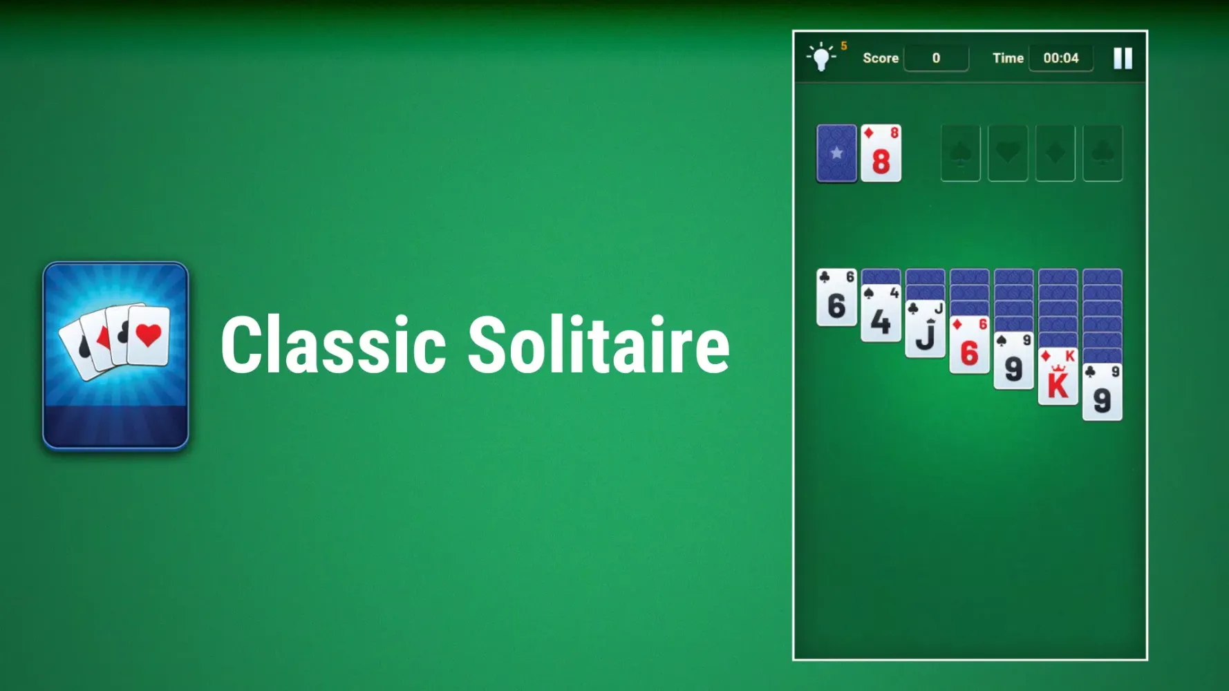 Tangkapan skrin Solitaire Classic