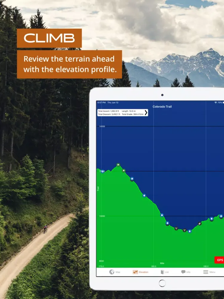 Bikepacking Guides iPad 应用截图