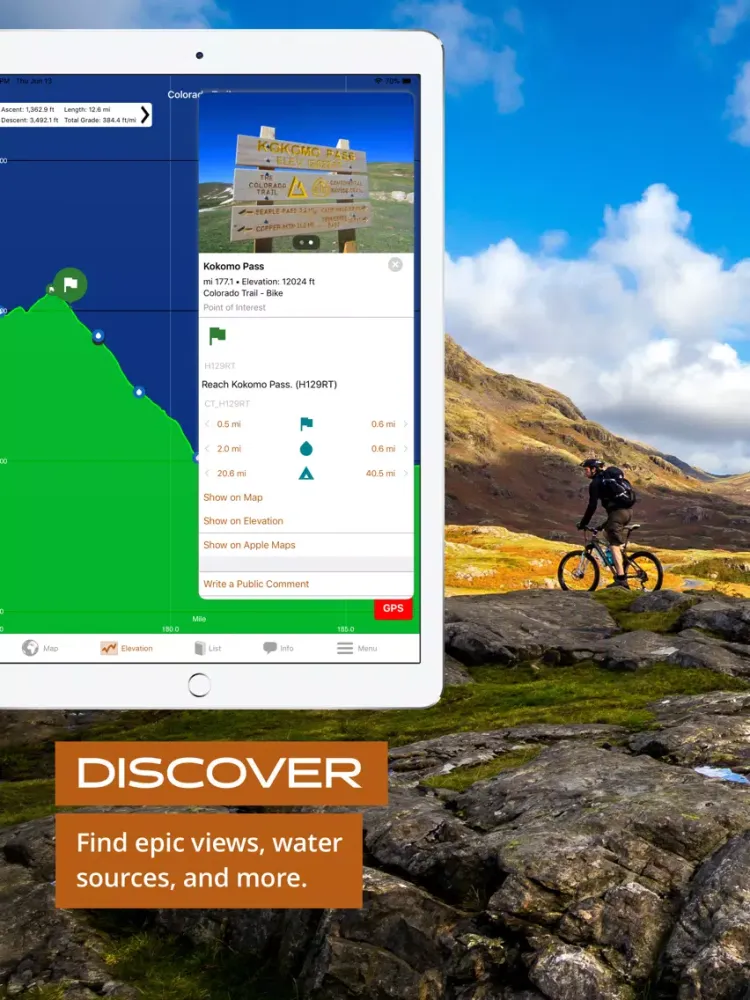 Bikepacking Guides iPad 应用截图