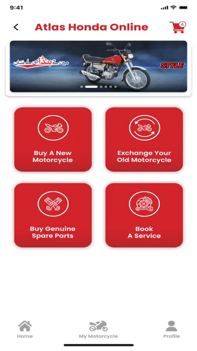 Ảnh chụp màn hình của Atlas Honda Ltd