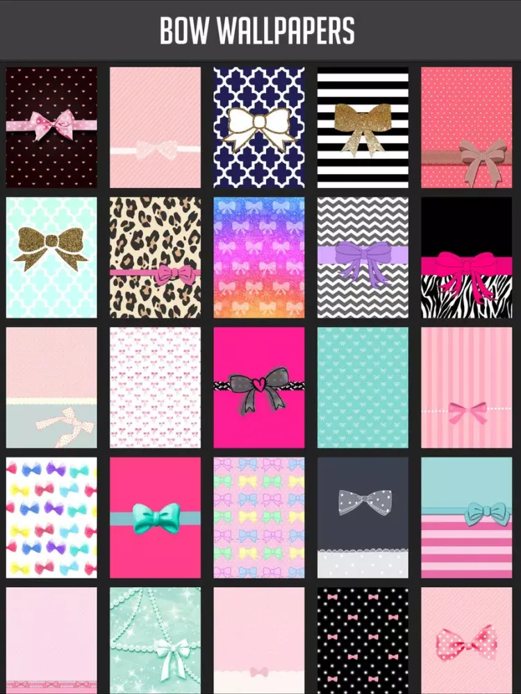 Tangkapan skrin Bow Wallpapers! iPad 