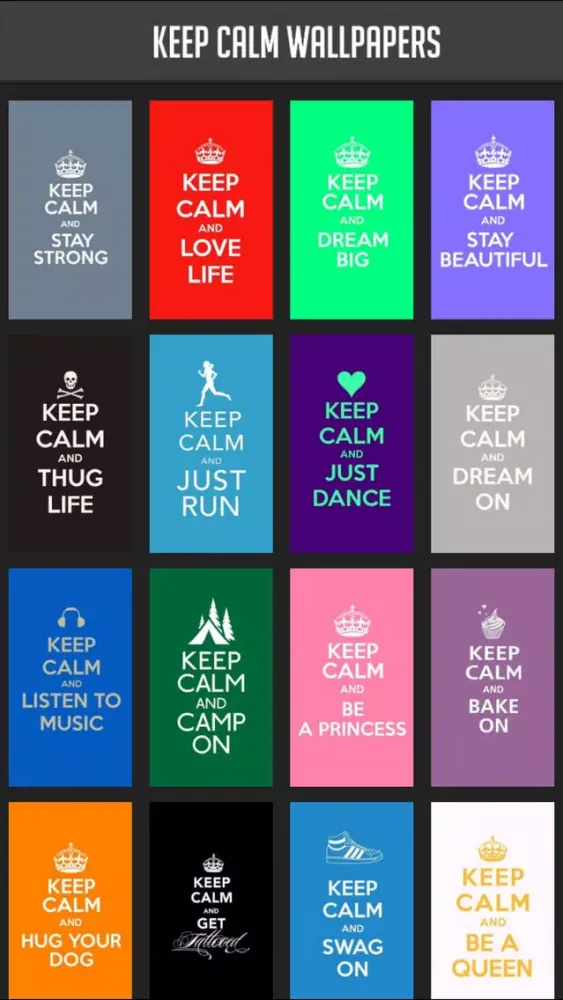 Tangkapan layar Keep Calm Wallpapers!