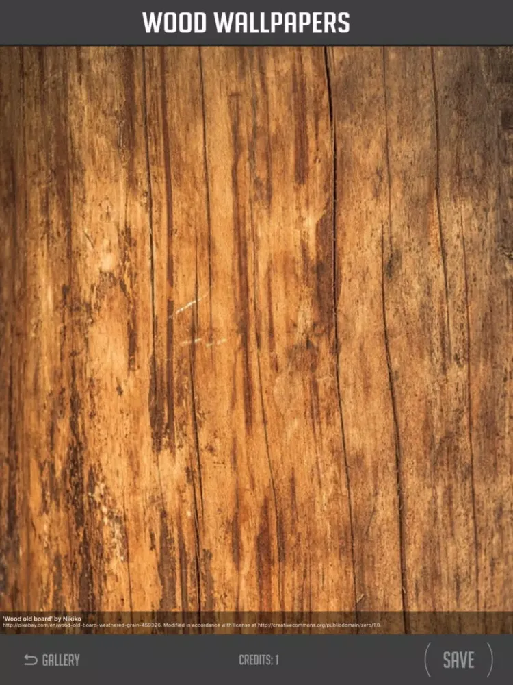 Tangkapan skrin Wood Wallpapers iPad 