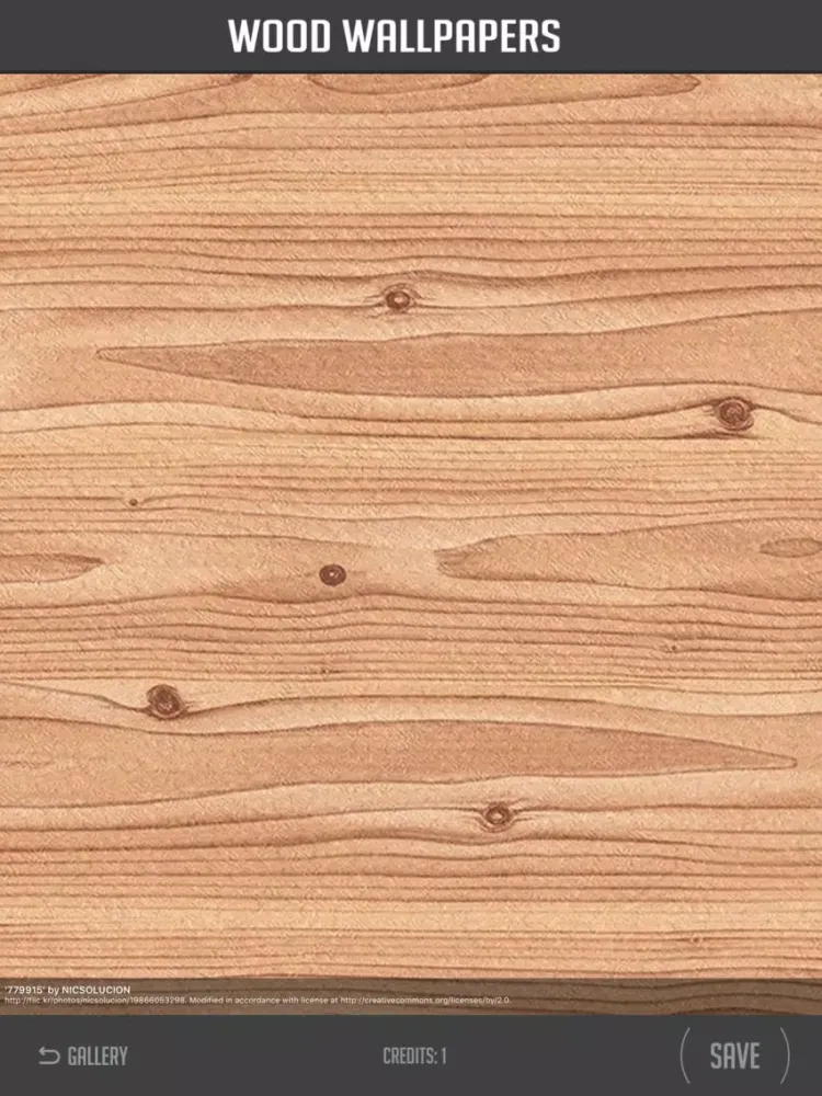 Tangkapan skrin Wood Wallpapers iPad 