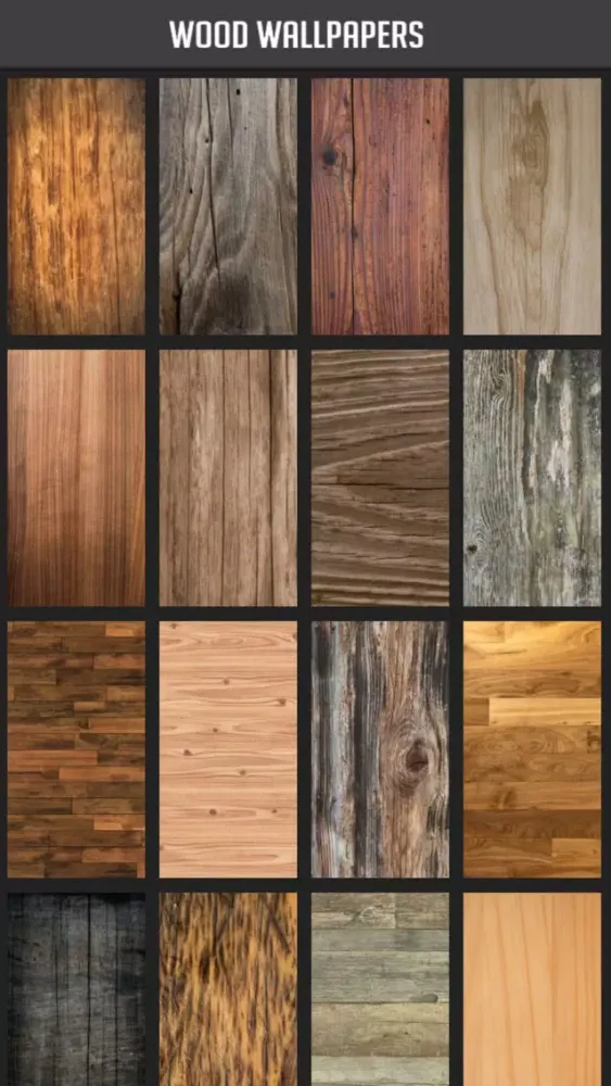 Tangkapan skrin Wood Wallpapers