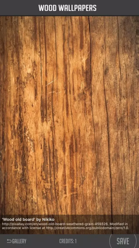 Tangkapan skrin Wood Wallpapers