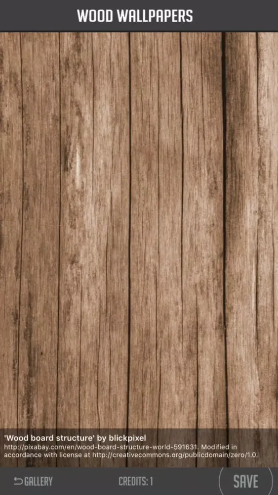 Tangkapan skrin Wood Wallpapers